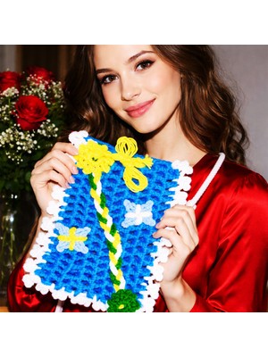 Sevsenka Sevgiliye Hediye,sevgililer Günü Hediyesi,14 Şubat Sevgililer Günü Hediyesi,14 Şubat,14 Şubat Hediye,sevgililer Günü, Jardin Collection "eternal Sunshine" Papatya ve Kelebek Motifli Lüks Tasarım Çanta