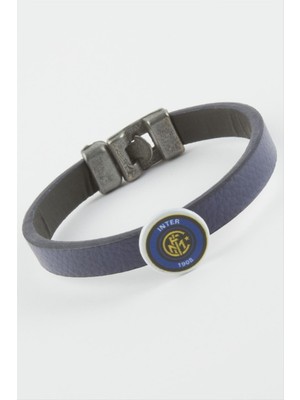 Zero Land Storozde Lacivert Renkli Suni Deri Bileklik-Lacivert