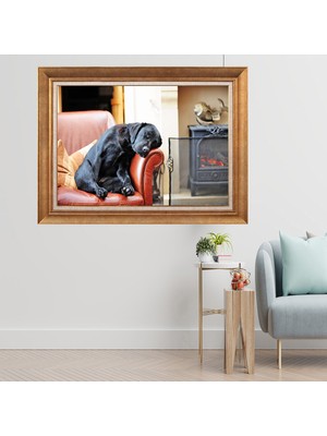 Giyense Altın Varaklı Çerçeveli Paspartulu  Tablo GTY235