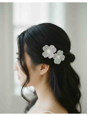 2li Pin Toka, 2li Filkete Toka, Gelin Tokası, Minimak Çiçekli Gelin Tokası, Söz, Isteme ,nişan, Nikah, Düğün Tokası