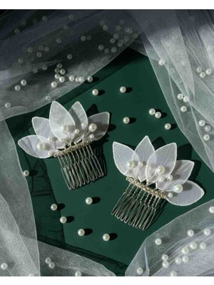 Söz, Nişa, Düğün, Nikah, Isteme Tokası, Inci Detaylı 2li Gelin Tokası, Tarak Toka