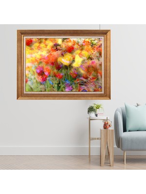 Giyense Altın Varaklı Çerçeveli Paspartulu  Tablo GTY131