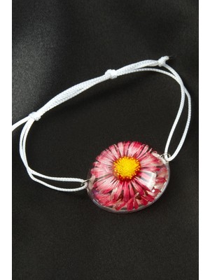 Zero Land Storozde Papatya Epoksi Bileklik-Pembe