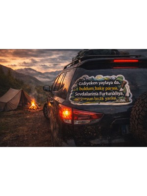 Seymen Bıçakçılık  Taşacak Bu Denizin Sözcükleri Oto Cam Sticker – Fenomen Trend Araç Yazı Sticker