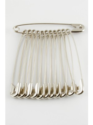 Zero Land Storozde 12 Adet Çengel Iğne 7,5 Cm-Gümüş Rengi