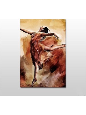 Technopa Dans Eden Kadın Portre Kanvas Tablo - 100X50