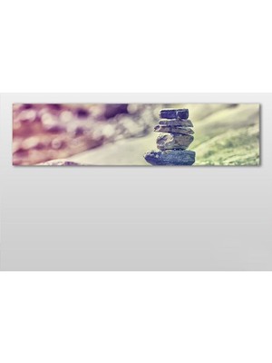 Technopa Taşlar Kanvas Tablo - 180x60cm
