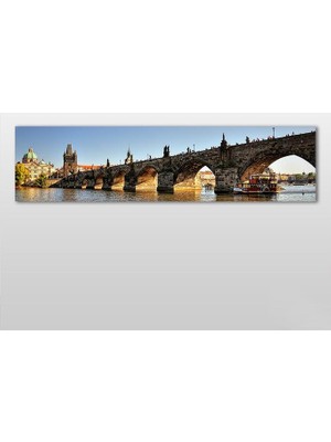 Technopa Taş Köprü Kanvas Tablo - 210x70cm