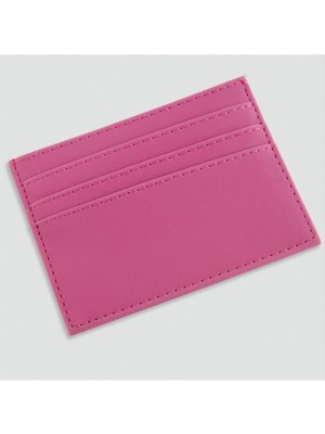Zero Land Storozde Kartlık Deri Cüzdan-Pembe