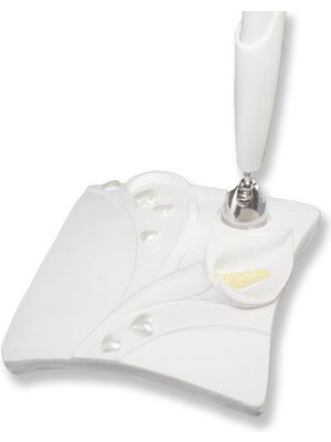 Mutlu Adım Çiçekli Tükenmez Kalem ve Kalemlik Seti