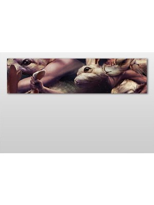 Technopa Hamster Kanvas Tablo - 240x80cm