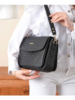 Kadın Uzun Çapraz Askılı 3 Bölmeli Omuz & El Çantası Justpolo TYC0TM2063