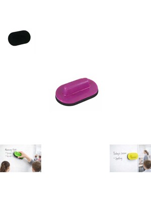 Tutma Saplı Mıknatıslı Tahta Silgisi Manyetik Tahta Silgisi (1 Adet)