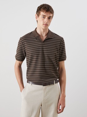 Lc Waikiki Yeni Sezon Polo Yaka Çizgili Erkek Tişört