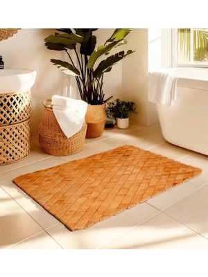 3 Adet Paçi Bambu Paspas Baklava Desenli 50×80 cm