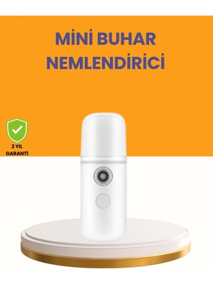 MiraLive Taşınabilir Şarjlı Buhar Nemlendirici – Kablosuz Akıllı Pro Teknolojili Mini Cilt ve Ortam Nemlendirici