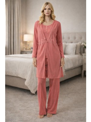 21464 Şahinler 3 Lü Sabahlıklı Takım