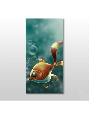 Technopa Kızgın Balık Kanvas Tablo - 20x30cm