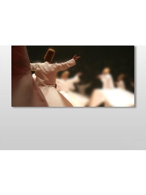 Technopa Semazen Kanvas Tablo - 60x30cm