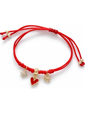 Venüs Design Kalpli Şans Bileklik