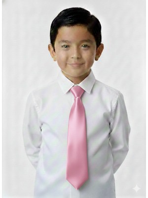 Masal Dünyası Bursa Saten Lastikli Pratik Erkek Çocuk Kravat - Renk Seçenekl