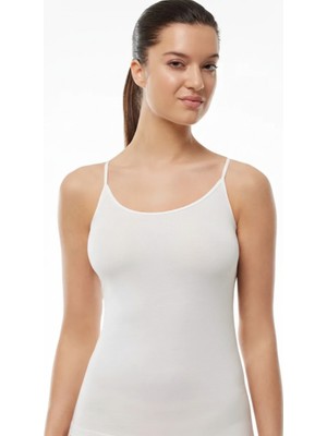 İntimo Intimo Beyaz Modal Kadın Atlet 3'lü Paket