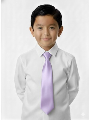 Masal Dünyası Bursa Saten Lastikli Pratik Erkek Çocuk Kravat - Renk Seçenekl