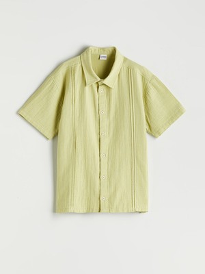 Lc Waikiki Yeni Sezon Kısa Kollu Erkek Çocuk Müslin Gömlek