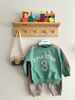 Junies Baby Spiritos 3baskılı Bebek Takımı