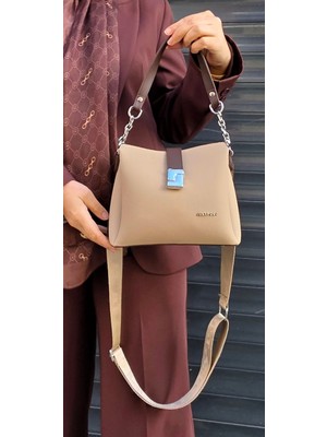 Just Polo Orijinal Kadın Büyük Boy 4 Bölmeli Omuz Çantası