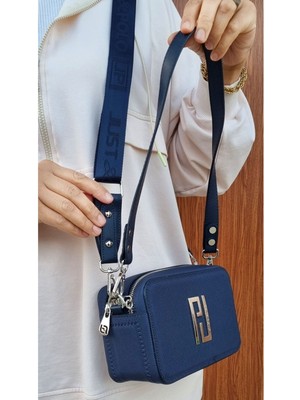 Justpolo Kadın Orijinal 3 Bölmeli Iki Askılı Omuz ve Çapraz Çantası