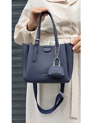 Just Polo Justpolo Kadın 3 Bölmeli Yumuşak Deri El ve Omuz Çantası TYÇK7011