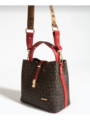 Justpolo Kadın 4 Bölmeli Omuz ve Çapraz Çantası