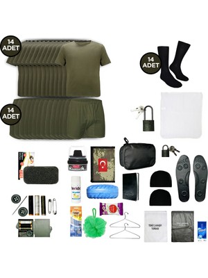 Askerimalzeme.com 14'lü Yazlık Ekonomik Karacı Bedelli Asker Seti