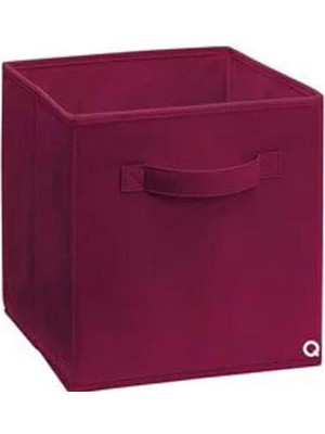 Raftan Topla Çok Amaçlı Dolap Içi Düzenleyici Kutu - Bordo