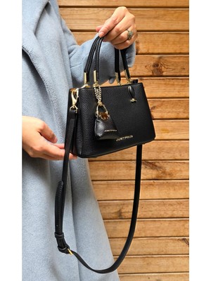 Just Polo Kadın Çok Bölmeli Omuz ve Çapraz Çantası Premium Seri