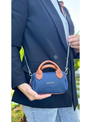 Just Polo Kadın Küçük Boy Silindir Model El ve Omuz Çantası