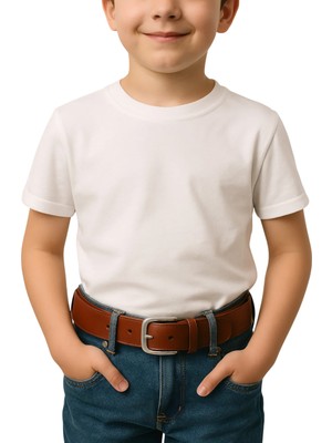 Çantachım Çocuk Kemer Erkek Kot ve Kumaş Pantolon