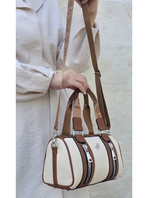 Miami Polo Orijinal Kadın Günlük Silindir Orta Boy El ve Omuz Çantası