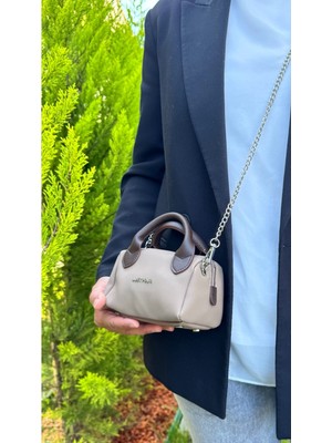 Just Polo Kadın Küçük Boy Silindir Model El ve Omuz Çantası