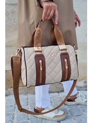 Just Polo Justpolo Kadın Silindir Model El Omuz Çantası ve Cüzdan Kombini