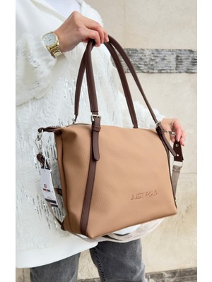 Justpolo Kadın 0rta Boy Omuz Çantası Ayarlanabilir Uzun Askılı