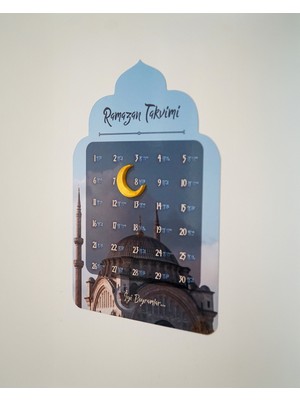 Ramazan Takvimi Magnet | Dekoratif Ramazan Süsü ve Şık Ramazan Süsleri