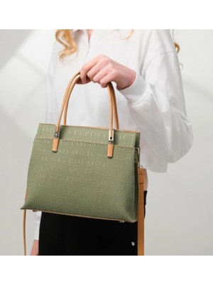 Kadın Gofraj Baskılı Ayarlanabilir Uzun Askılı Çapraz Çanta Omuz Çantas El Çantası (Cantamgelsin)