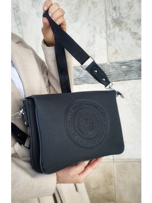 Just Polo Justpolo Kadın Lacoste 6 Bölmeli Suni Deri Omuz ve Çapraz Çantası Modern Tasarım