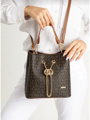 Just Polo Kadın 3 Bölmeli El ve Omuz Çantası TYCET02065