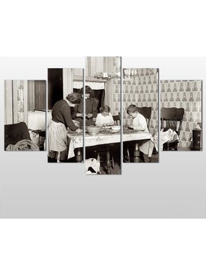 Technopa Sepya Kanvas Tablo - 225x130cm