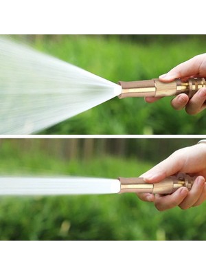 Raftan Topla Hortum Tazyik Aparatı - 2 Fonksiyonlu  Sprey- Tazyik  Bahçe Araba Balkon Yıkama Püskürtücü Aparat