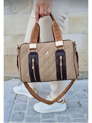 Miami Polo Justpolo Kadın Silindir Model  El ve Omuz Çantası
