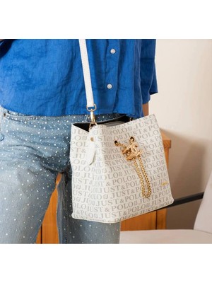 Justpolo Kadın 3 Bölmeli El ve Omuz Çantası TYCTMM02065